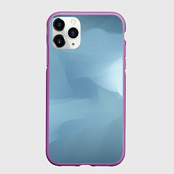 Чехол iPhone 11 Pro матовый Синий туман, цвет: 3D-фиолетовый