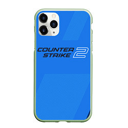 Чехол iPhone 11 Pro матовый Counter Strike 2 с логотипом