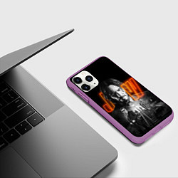 Чехол iPhone 11 Pro матовый John Wick Chapter 4, цвет: 3D-фиолетовый — фото 2