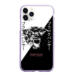 Чехол iPhone 11 Pro матовый Panther black