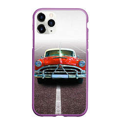 Чехол iPhone 11 Pro матовый Классический американский автомобиль 50-х Hudson H