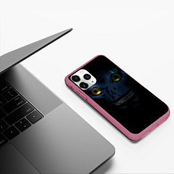 Чехол iPhone 11 Pro матовый Рюк - God of Death, цвет: 3D-малиновый — фото 2