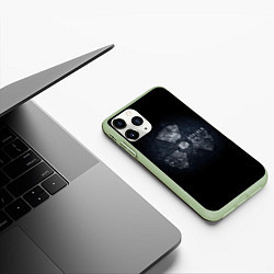 Чехол iPhone 11 Pro матовый STALKER радиация, цвет: 3D-салатовый — фото 2