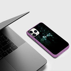 Чехол iPhone 11 Pro матовый Сумерки Белла Эдвард Джейкоб арт, цвет: 3D-фиолетовый — фото 2