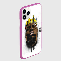Чехол iPhone 11 Pro матовый The Notorious B I G, цвет: 3D-фиолетовый — фото 2