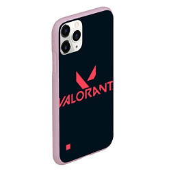 Чехол iPhone 11 Pro матовый Valorant игрок, цвет: 3D-розовый — фото 2