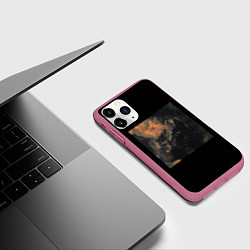Чехол iPhone 11 Pro матовый Моцарт - Pharaoh, цвет: 3D-малиновый — фото 2