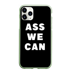Чехол iPhone 11 Pro матовый Ass We Can, цвет: 3D-салатовый
