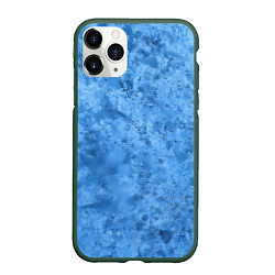 Чехол iPhone 11 Pro матовый Синий камень