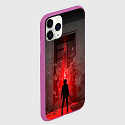 Чехол iPhone 11 Pro матовый Control, цвет: 3D-фиолетовый — фото 2