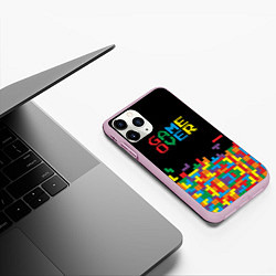 Чехол iPhone 11 Pro матовый Game over, цвет: 3D-розовый — фото 2