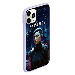 Чехол iPhone 11 Pro матовый The expanse - a telltale series, цвет: 3D-светло-сиреневый — фото 2