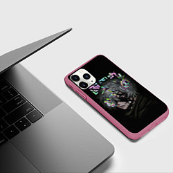Чехол iPhone 11 Pro матовый Gabimaru, цвет: 3D-малиновый — фото 2