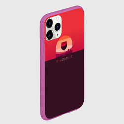 Чехол iPhone 11 Pro матовый Виноагент, цвет: 3D-фиолетовый — фото 2