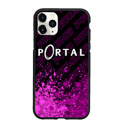 Чехол iPhone 11 Pro матовый Portal pro gaming: символ сверху, цвет: 3D-черный