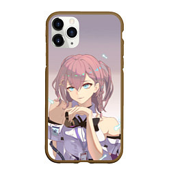 Чехол iPhone 11 Pro матовый Милая Аста, цвет: 3D-коричневый