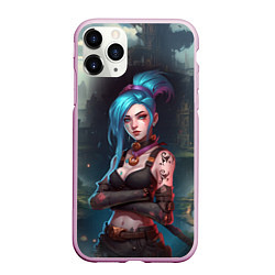 Чехол iPhone 11 Pro матовый Jinx league of legends
