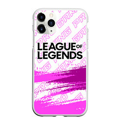 Чехол iPhone 11 Pro матовый League of Legends pro gaming: символ сверху, цвет: 3D-белый