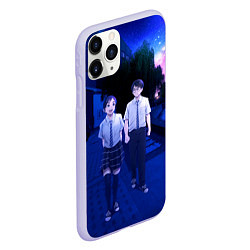 Чехол iPhone 11 Pro матовый Бессонница после школы Друзья, цвет: 3D-светло-сиреневый — фото 2