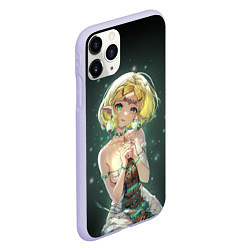 Чехол iPhone 11 Pro матовый Принцесса Зельда - Легенды о Зельде, цвет: 3D-светло-сиреневый — фото 2