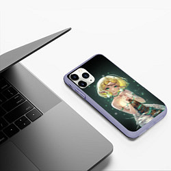 Чехол iPhone 11 Pro матовый Принцесса Зельда - Легенды о Зельде, цвет: 3D-светло-сиреневый — фото 2