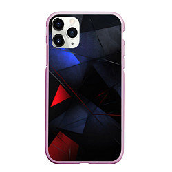 Чехол iPhone 11 Pro матовый Black green blue red