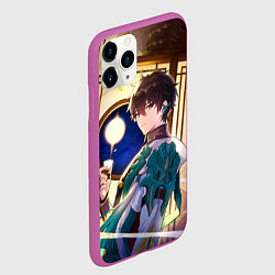 Чехол iPhone 11 Pro матовый Хонкай Стар Рейл: Дэн Хенг, цвет: 3D-фиолетовый — фото 2