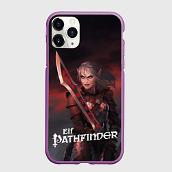 Чехол iPhone 11 Pro матовый Pathfinder elf