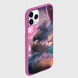 Чехол iPhone 11 Pro матовый Магия Sea of Thieves, цвет: 3D-фиолетовый — фото 2