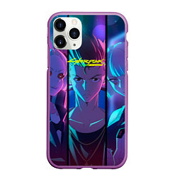 Чехол iPhone 11 Pro матовый Дэвид Мартинес Cyberpunk Edgerunners