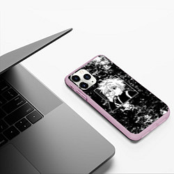 Чехол iPhone 11 Pro матовый Киллуа из аниме Hunter x hunter, цвет: 3D-розовый — фото 2