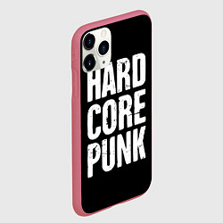Чехол iPhone 11 Pro матовый Hardcore punk, цвет: 3D-малиновый — фото 2