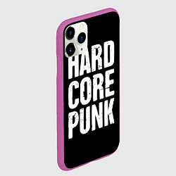 Чехол iPhone 11 Pro матовый Hardcore punk, цвет: 3D-фиолетовый — фото 2