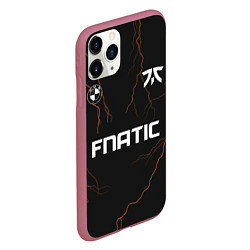 Чехол iPhone 11 Pro матовый Форма Fnatic молнии, цвет: 3D-малиновый — фото 2