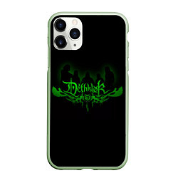 Чехол iPhone 11 Pro матовый Metalocalypse Dethklok green, цвет: 3D-салатовый