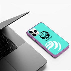 Чехол iPhone 11 Pro матовый Форма Beastcoast mint, цвет: 3D-фиолетовый — фото 2