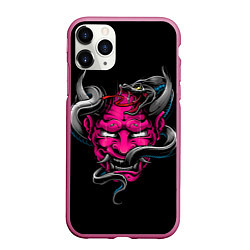 Чехол iPhone 11 Pro матовый Demon with snake