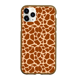 Чехол iPhone 11 Pro матовый Шкура Жирафа - Giraffe