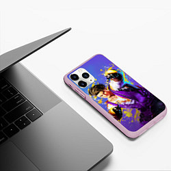 Чехол iPhone 11 Pro матовый Street Fighter 6: Luke, цвет: 3D-розовый — фото 2