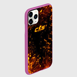 Чехол iPhone 11 Pro матовый Fire CS2, цвет: 3D-фиолетовый — фото 2