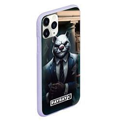 Чехол iPhone 11 Pro матовый Payday 3 white bear, цвет: 3D-светло-сиреневый — фото 2