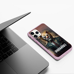 Чехол iPhone 11 Pro матовый Payday 3 lion, цвет: 3D-розовый — фото 2