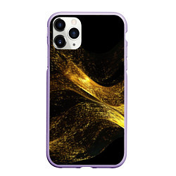 Чехол iPhone 11 Pro матовый Золотая пыльца