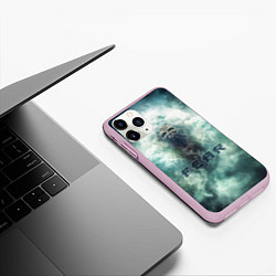 Чехол iPhone 11 Pro матовый Страх демон, цвет: 3D-розовый — фото 2