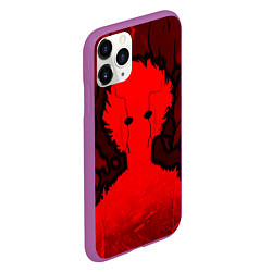 Чехол iPhone 11 Pro матовый Mob Psycho 100 Rage, цвет: 3D-фиолетовый — фото 2