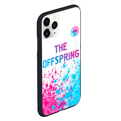 Чехол iPhone 11 Pro матовый The Offspring neon gradient style: символ сверху, цвет: 3D-черный — фото 2