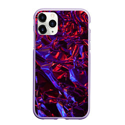 Чехол iPhone 11 Pro матовый Текстура кристалла