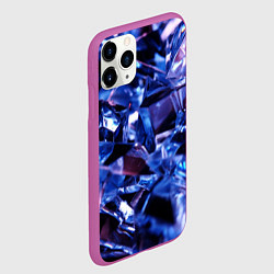 Чехол iPhone 11 Pro матовый Ты мой бриллиант, цвет: 3D-фиолетовый — фото 2