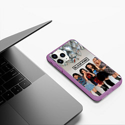 Чехол iPhone 11 Pro матовый Blackpink girls, цвет: 3D-фиолетовый — фото 2