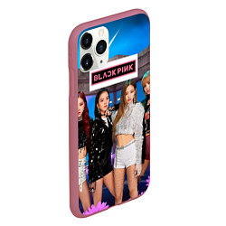 Чехол iPhone 11 Pro матовый Kpop Blackpink, цвет: 3D-малиновый — фото 2